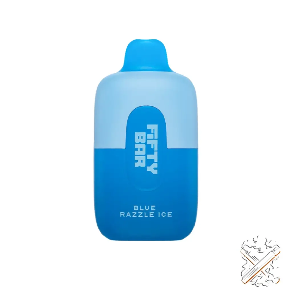 Buy Blue Razzle Ice Fifty Bar 6500 Puffs | US