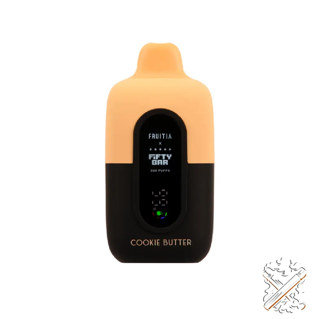 Cookie Butter - Fruitia X Fifty Bar 20K Puffs - Disposable Vape
