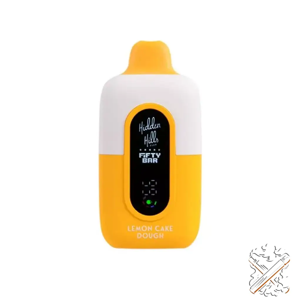 Lemon Cake Dough - Hidden Hills x Fifty Bar 20k Puffs - Disposable Vape