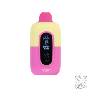 Pink Sour Straws - Hidden Hills x Fifty Bar 20k Puffs - Disposable Vape