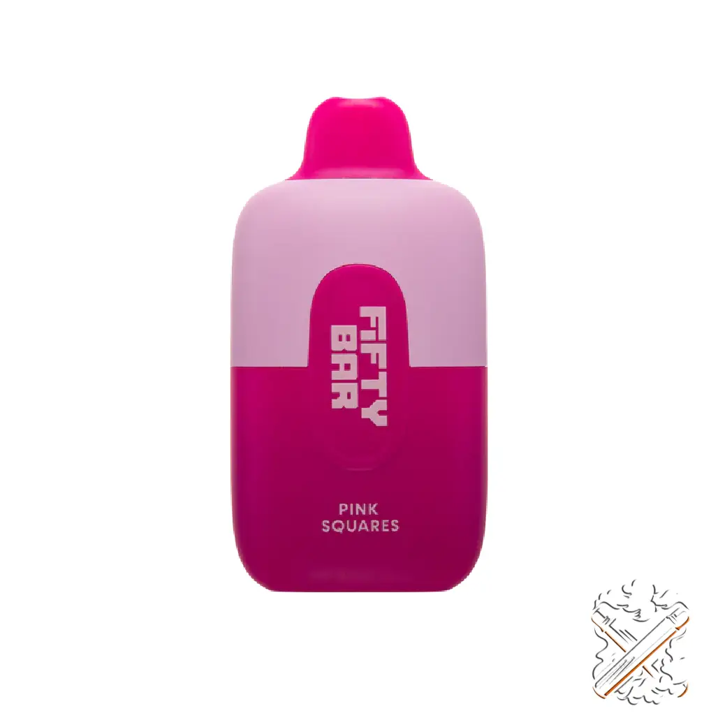 Buy Pink Squares Fifty Bar 6500 Puffs | US