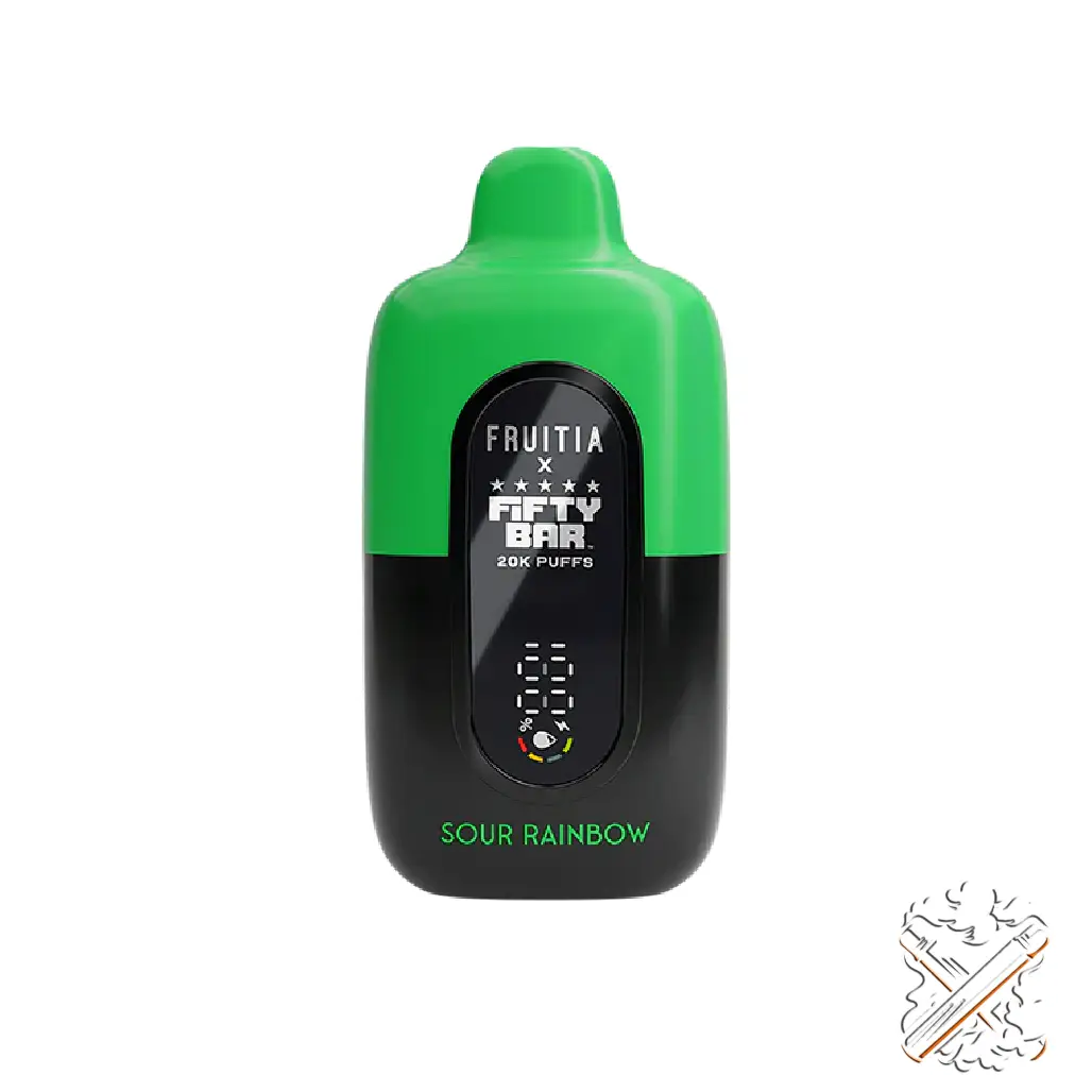 Sour Rainbow - Fruitia X Fifty Bar 20K Puffs - Disposable Vape