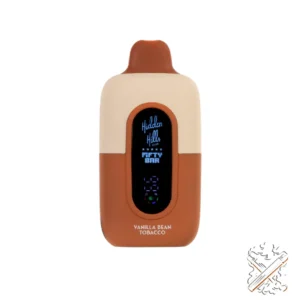 Vanilla Bean Tobacco - Hidden Hills x Fifty Bar 20k Puffs - Disposable Vape