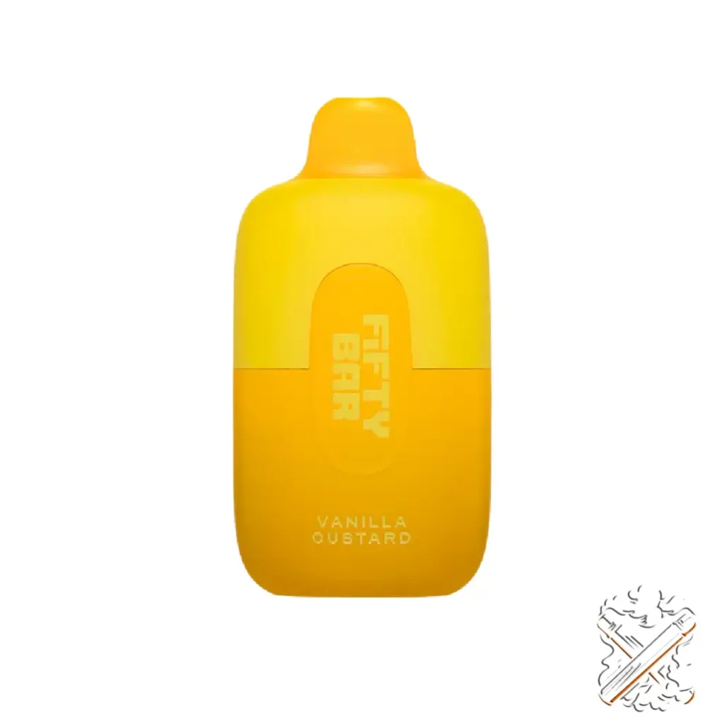 Buy Vanilla Custard Fifty Bar 6500 Puffs | US