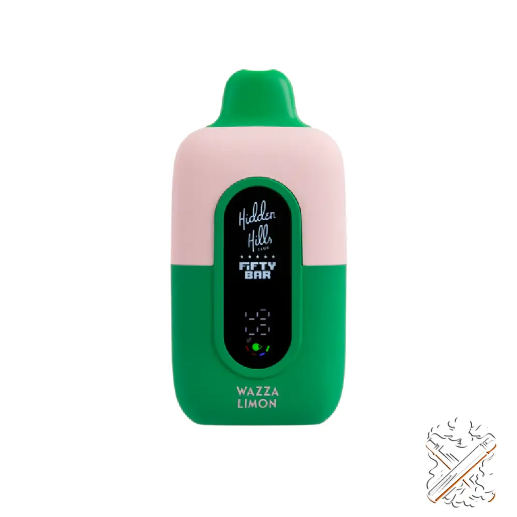 Wazza Limon - Hidden Hills x Fifty Bar 20k Puffs - Disposable Vape