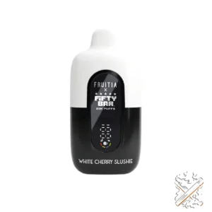 White Cherry Slushie - Fruitia X Fifty Bar 20K Puffs - Disposable Vape