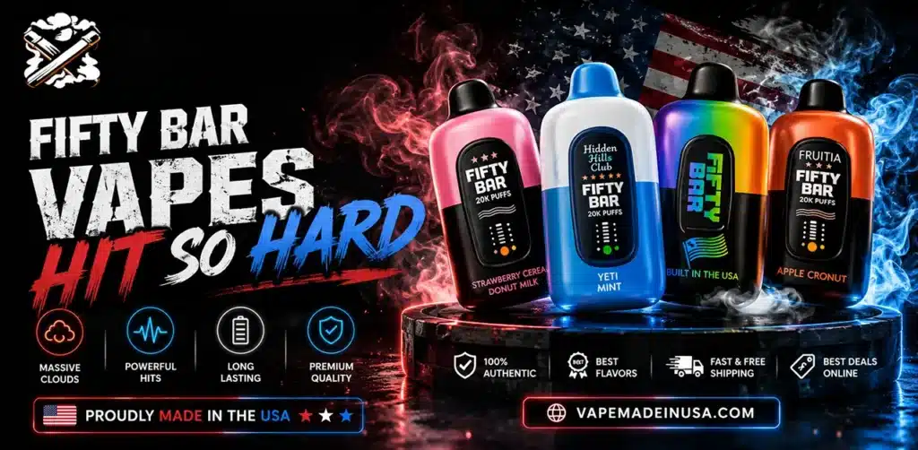 Fifty Bar vapes hit so hard