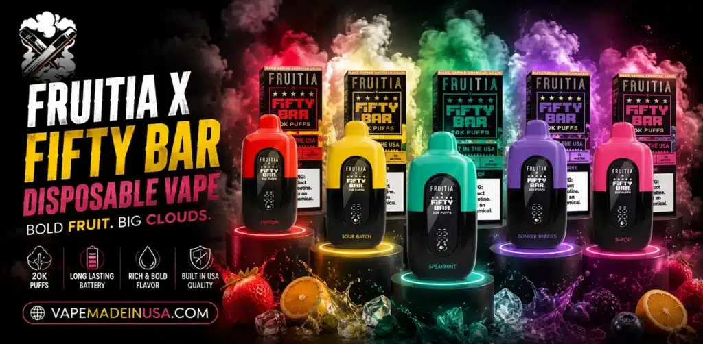 Fruitia x Fifty Bar Disposable Vape